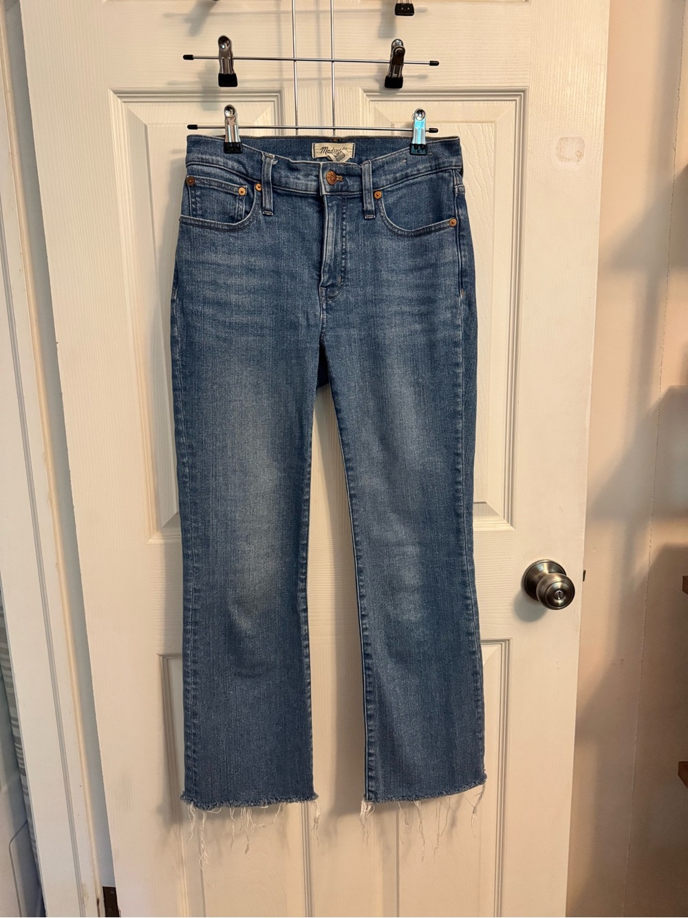 Madewell Mid-Rise Kick Out Crop Jeans